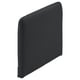 SÖDERHAMN black sofa cushion, square with rounded edges, dark gray fabric.