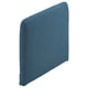 A blue SÖDERHAMN sofa piece, featuring a square backrest with rounded corners.