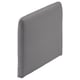 SÖDERHAMN grey sofa cover, modern minimalist design, curved edges, soft polyester fabric.