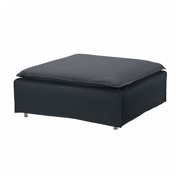 SÖDERHAMN Footstool, Knäbäck anthracite