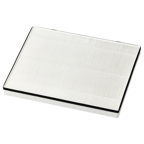 STARKVIND air filter, white, rectangular, plastic frame, non-woven design.