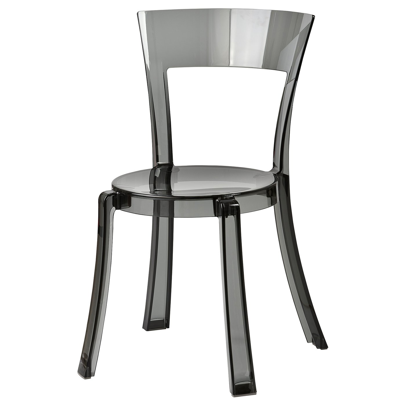 STEIN chair, transparent grey - IKEA Austria