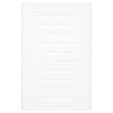 STRANDVIVA curtain - white, rectangular, soft diffusing, polyester.