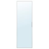 STRAUMEN: vertical mirror door with aluminum frame & adjustable hinges