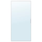 STRAUMEN mirror door, sleek & minimalist design, white, aluminum & glass, rectangular.