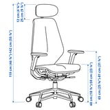 Illustration with measurements for the product: STYRSPEL.