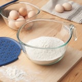 Bowls with lids: mix, rinse, serve, and store. Transparent for easy view. Lids drain and seal.