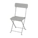 SUNDSÖ chair, gray, metal, foldable, outdoor, simple design.