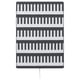 Option: SYMFONISK picture frame wifi speaker cover, black and white striped pattern, rectangular shape.