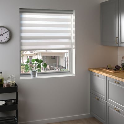 TANDLUNDFLY Double roller blind, 120x155 cm