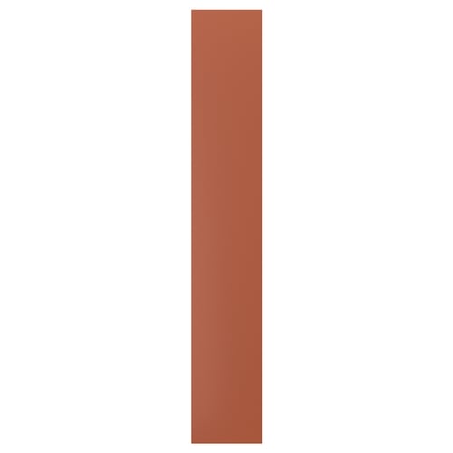 TERRSJÖ Cover panel, red-brown, 39x240 cm