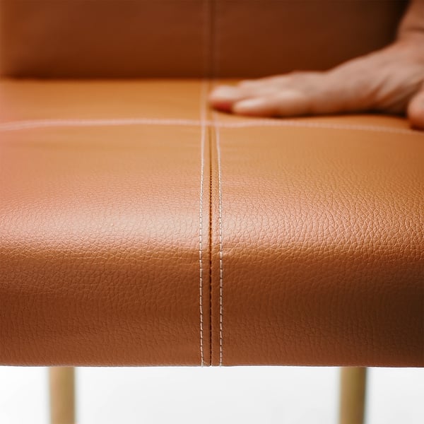 TONSTAD / TONSTAD Table and 4 chairs, oak veneer/Bomstad golden brown oak effect, 140/196x85 cm