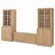 Option: TONSTAD tv unit & cabinets - classic-meets-modern design with glass doors.