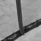Close-up of TORPÖN insect nets zipper and weighted pockets for secure, airy outdoor protection.