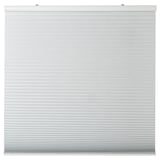 TREDANSEN white, cordless cellular blind, horizontal slats, modern design.