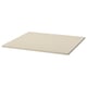 Option: A TROTTEN table top in beige, made of melamine and particleboard.