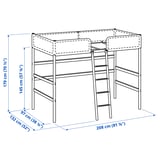 Illustration with measurements for the product: TUFFING.