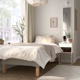 TVERSTED Rug, low pile, beige, 133x195 cm