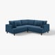 UPPÅKRA Modular corner sofa, 3-seat, Samsala dark blue