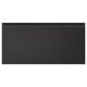 UPPLÖV black modern kitchen cabinet with sleek edges and integrated handles.