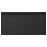Black UPPLÖV recycled kitchen cabinet with modern design and 25-year guarantee.