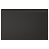 Black UPPLÖV cabinet with sleek handles, modern design.