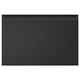 Black UPPLÖV cabinet with sleek handles, modern design.