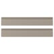 Two beige rectangular boxes with sleek edges and integrated handles, placed horizontally.
