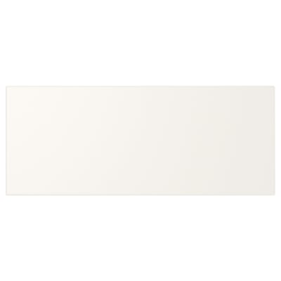 UTRUSTA drawer front, white, fibreboard, rectangular.