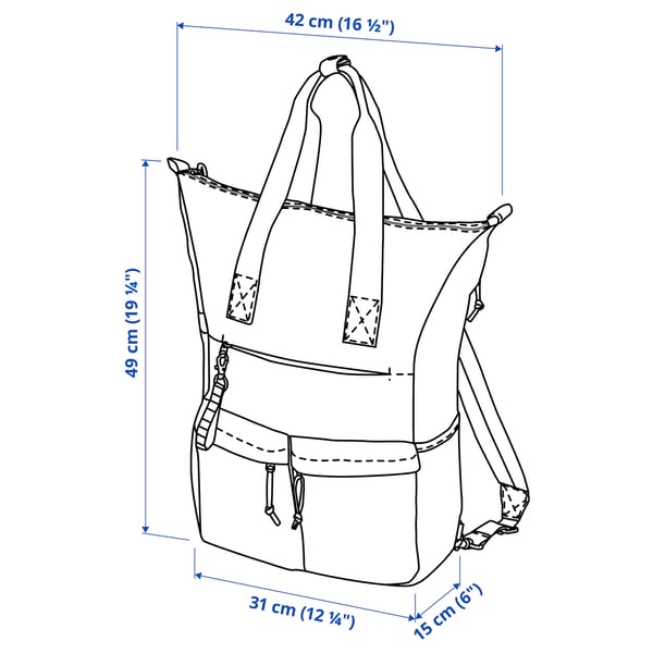 Illustration with measurements for the product: VÄRLDENS.