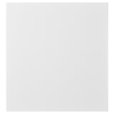 VALVIKEN door, white, square, matt surface.