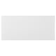 Option: VALVIKEN door, white, matt particleboard, rectangular, simple design.