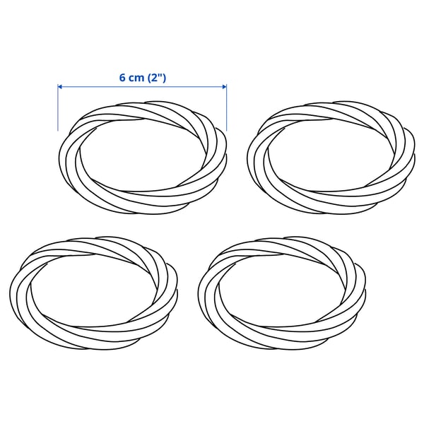 Illustration with measurements for the product: VARGFISK.