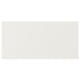 Option: The VEDDINGE kitchen modern white cabinet fronts with a smooth, sleek design.