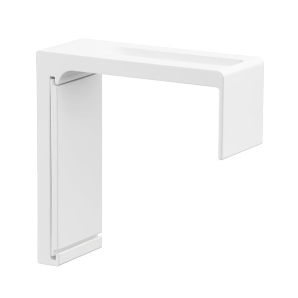 VIDGA wall bracket for curtains, aluminum, minimalist design, light blocker with stopper.