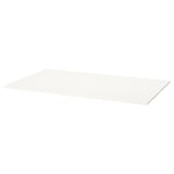 VIHALS white rectangular tabletop, minimalist design, melamine surface.