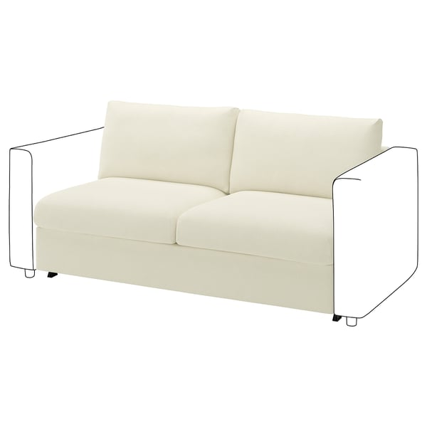 VIMLE 2-seat sofa-bed section, Johanneshov off-white