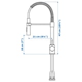 Illustration with measurements for the product: VIMMERN.