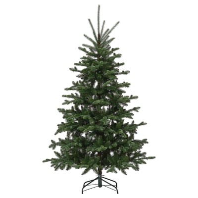 IKEA VINTERFINT artificial christmas tree, green, steel stand, full-bodied.