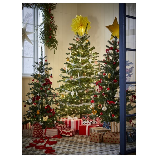 VINTERFINT Artificial Christmas tree, in/outdoor green, 210 cm