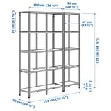 Illustration with measurements for the product: VITTSJÖ.