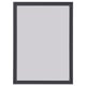 Option: This image YLLEVAD black picture frame, rectangular, plastic, stands or hangs.