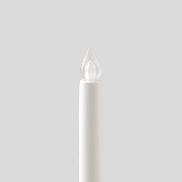 ÄDELLÖVTRÄD LED candle, white/indoor, 28 cm IKEA