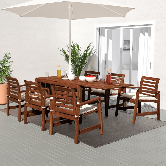 Outdoor Dining Sets | 3, 5, 7, & 9 Piece Outdoor Dining Set - IKEA
