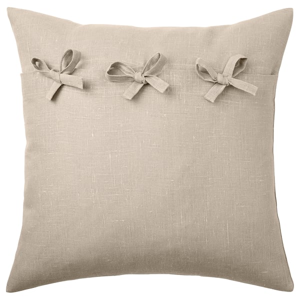 AINA Cushion cover, beige, 50x50 cm IKEA