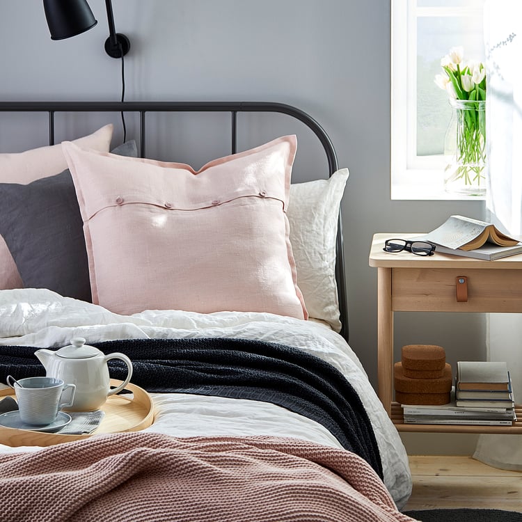 AINA cushion cover, light pink, 65x65 cm IKEA