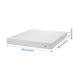 ÅKREHAMN Foam mattress, firm/white, Double