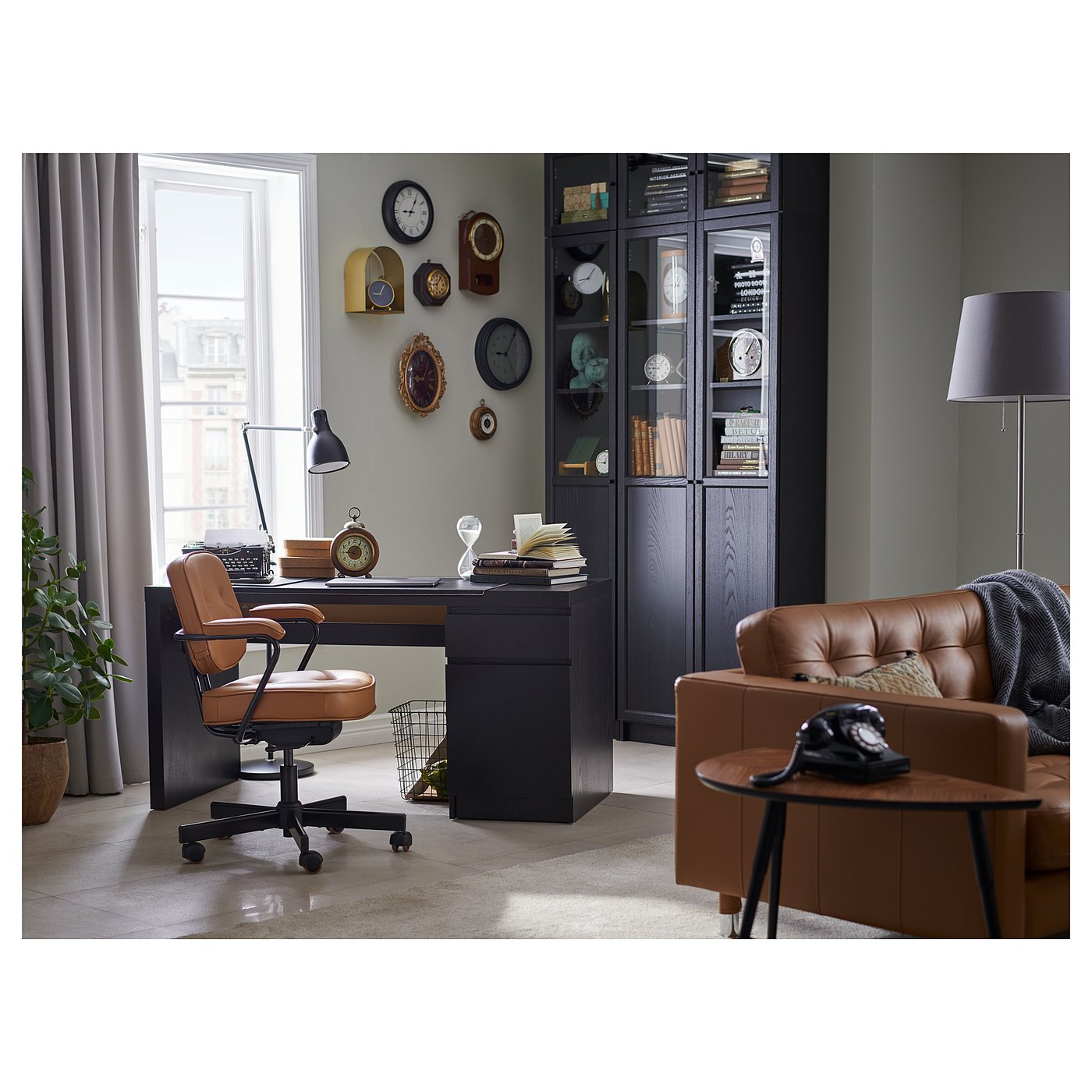 ALEFJÄLL Office chair - Grann golden-brown
