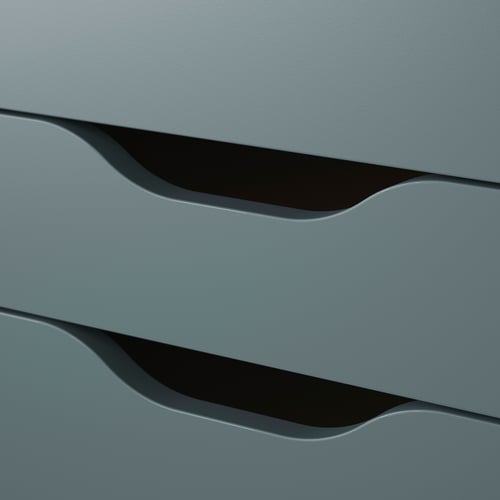 ALEX desk, greyturquoise, 100x48 cm IKEA