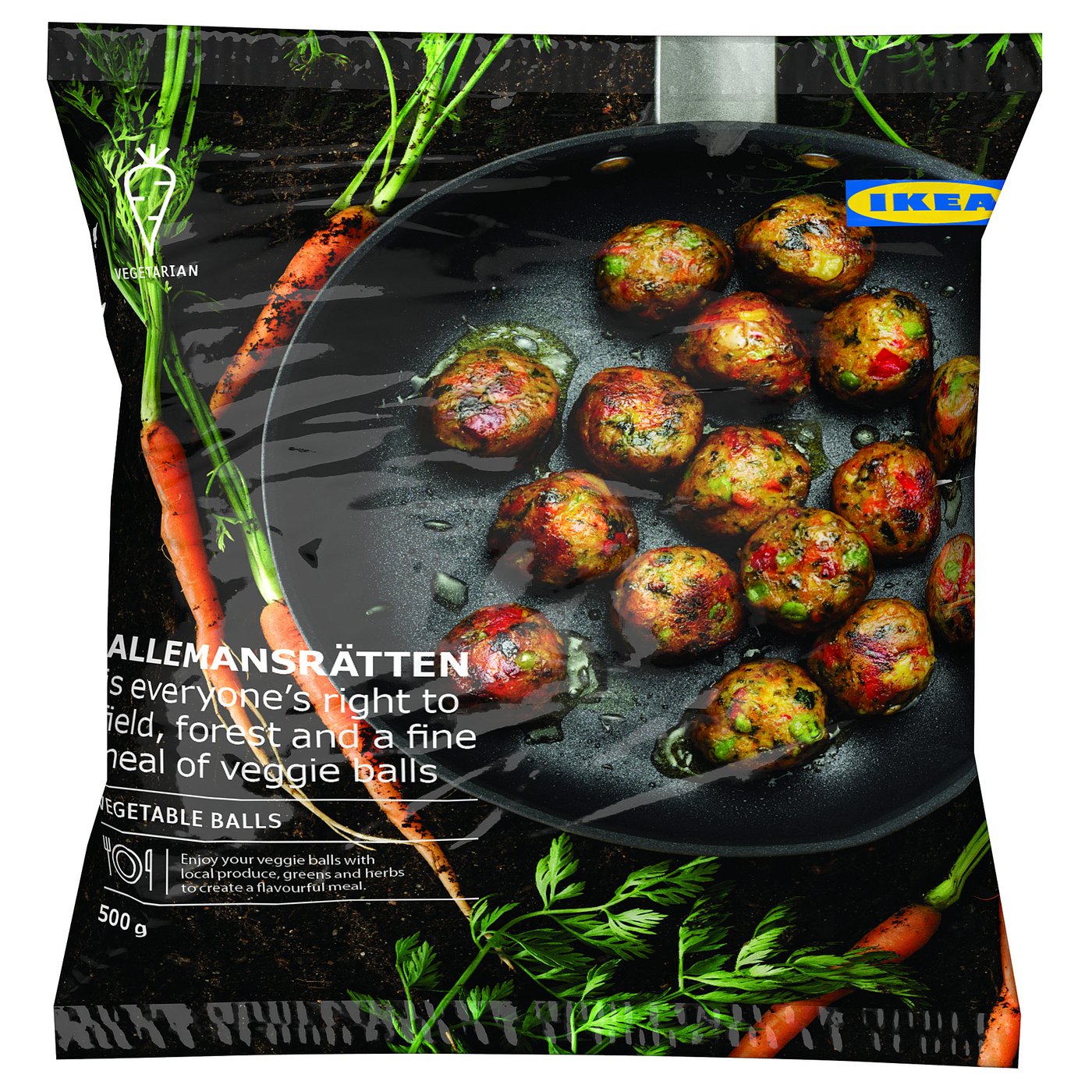 Allemansratten Vegetable Balls Frozen 100 Vegetables Ikea